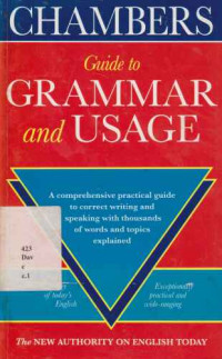 1911727 - Chambers Guide To Grammar And Usage