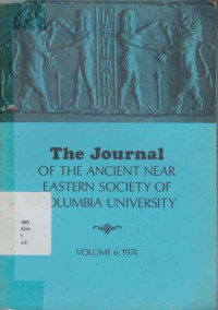 1911901 - The Journal Of The Ancient Near Eastern Society Of Columbia University