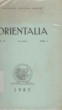 1911911 - Orientalia