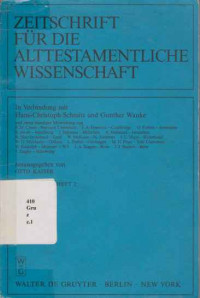 1911936 - Zeitschreft Fur Die Alttestamentliche Wissenschaft