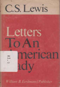 20127 - Letters To An American Lady