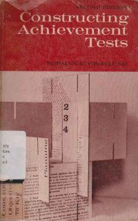 21049 - Constructing  Achievement Test