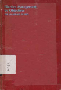 21059 - Effective Management By Objectives