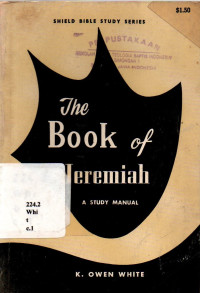 36294 - The Book Of Jeremiah: A Study Manual