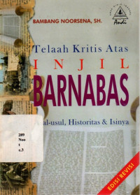 18071568 - Telaah Kritis Atas Injil Barnabas